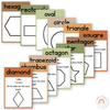 2D Shapes Posters - Woodland Math Posters Classroom Decor - Miss Jacobs Little Learners