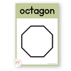 2D Shapes Posters - Woodland Math Posters Classroom Decor - Miss Jacobs Little Learners