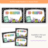 2D Shape Posters - Cutesy Composition Notebook Math Decor - Miss Jacobs Little Learners