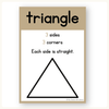 2D Shape Posters - Modern Botanical Classroom Decor - Miss Jacobs Little Learners