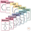 2D Shape Posters - Pastel Classroom Theme - Miss Jacobs Little Learners