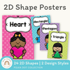 2D Shape Posters - Polka Dot Classroom Decor - Miss Jacobs Little Learners
