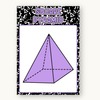 3D Objects Posters - Cutesy Composition Notebook Math Decor - Miss Jacobs Little Learners