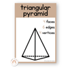 3D Shape Posters - Modern Jungle Earthy Decor - Miss Jacobs Little Learners