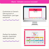 6 + 1 Traits of Writing Posters - Bright Theme - Miss Jacobs Little Learners