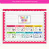 6 + 1 Traits of Writing Posters - Bright Theme - Miss Jacobs Little Learners