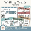 6 + 1 Traits of Writing Posters - Cute Sea Life Classroom Decor - Miss Jacobs Little Learners