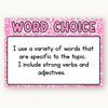 6 + 1 Traits of Writing Posters - Cutesy Composition Notebook English Decor - Miss Jacobs Little Learners