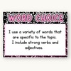 6 + 1 Traits of Writing Posters - Cutesy Composition Notebook English Decor - Miss Jacobs Little Learners
