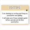6 + 1 Traits of Writing Posters - Happy Hive English Decor - Miss Jacobs Little Learners