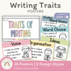 6 + 1 Traits of Writing Posters - Pastel Classroom Theme - Miss Jacobs Little Learners