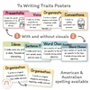 6 + 1 Traits of Writing Posters - Pastel Classroom Theme - Miss Jacobs Little Learners