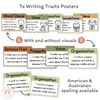 6 + 1 Traits of Writing Posters - Woodland Classroom Decor - Miss Jacobs Little Learners