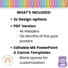 Birthday Chart - Cutesy Classroom Decor - Miss Jacobs Little Learners