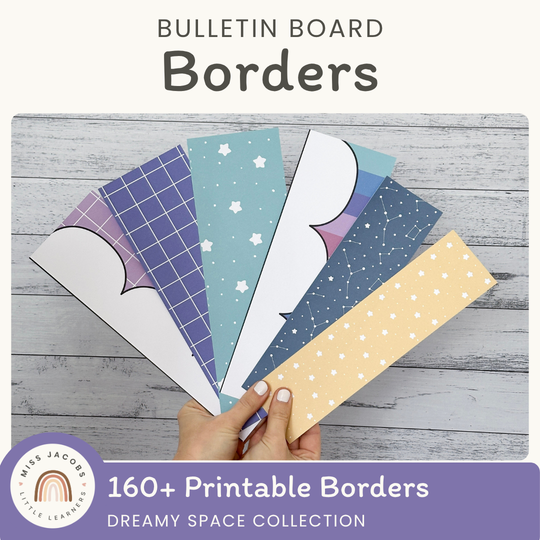 Bulletin Board Borders - Dreamy Space Classroom Decor