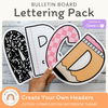 Bulletin Board Letters - Cutesy Classroom Decor - Miss Jacobs Little Learners