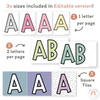 Bulletin Board Letters - Pastel Decor - Miss Jacobs Little Learners