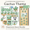 Cactus Theme Classroom Essentials Decor Pack - Miss Jacobs Little Learners