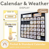 Calendar & Weather Display - Happy Hive Classroom Decor - Miss Jacobs Little Learners