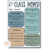 Cute Sea Life Classroom Newsletter Templates - Miss Jacobs Little Learners
