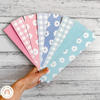 Daisy Gingham Pastels Bulletin Board Borders - Miss Jacobs Little Learners