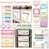 Daisy Gingham Pastels Classroom Decor Bundle - Miss Jacobs Little Learners