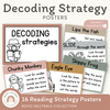 Decoding Reading Strategy Posters | Editable | Neutral Color Palette - Miss Jacobs Little Learners