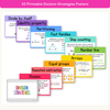 Division Strategies Posters - Bright Classroom Decor - Miss Jacobs Little Learners