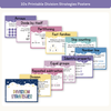 Division Strategies Posters - Dreamy Space Theme Classroom Decor - Miss Jacobs Little Learners