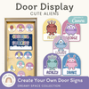Door Display Cute Aliens - Dreamy Space Classroom Decor - Miss Jacobs Little Learners