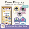 Door Display Planets & Astronauts - Dreamy Space Classroom Decor - Miss Jacobs Little Learners