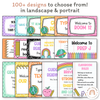 Editable Classroom Posters Templates - Cutesy Theme - Miss Jacobs Little Learners