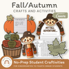Fall Crafts & Writing Activities Bundle - Miss Jacobs Little Learners