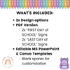 First Day of School Signs - Cutesy Classroom Decor - Miss Jacobs Little Learners
