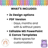 Flip Calendar - Cutesy Classroom Decor - Miss Jacobs Little Learners