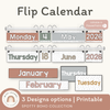 Flip Calendar - Spotty Boho - Miss Jacobs Little Learners