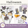 Halloween Crafts & Writing Activities Bundle - Miss Jacobs Little Learners