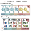 Money Posters - Cute Sea Life Theme Classroom Decor - Miss Jacobs Little Learners