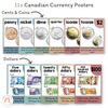 Money Posters - Cute Sea Life Theme Classroom Decor - Miss Jacobs Little Learners