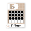 Number Posters Math with Ten Frames - Woodland Classroom Decor - Miss Jacobs Little Learners