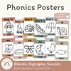 Phonics Posters | Editable | Neutral Colour Palette - Miss Jacobs Little Learners