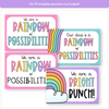 Rainbow Door Display Classroom Decor - Miss Jacobs Little Learners