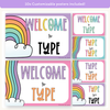 Rainbow Door Display Classroom Decor - Miss Jacobs Little Learners