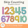 Skip Counting Large Number Display - Cutesy Classroom Decor - Miss Jacobs Little Learners
