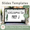 Google Morning Slides & PowerPoint Templates - Modern Botanical - Miss Jacobs Little Learners