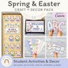 Spring and Easter Classroom Decor & Crafts Bundle - Miss Jacobs Little Learners
