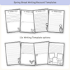 Spring & Easter Classroom Writing Activity Templates Bundle - Miss Jacobs Little Learners
