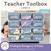 Teacher Toolbox Labels - Dreamy Space Classroom Decor - Miss Jacobs Little Learners