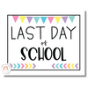 Modern Tropical First and Last Day of School Signs - Miss Jacobs Little Learners