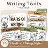 6 + 1 Traits of Writing Posters - Woodland Classroom Decor - Miss Jacobs Little Learners